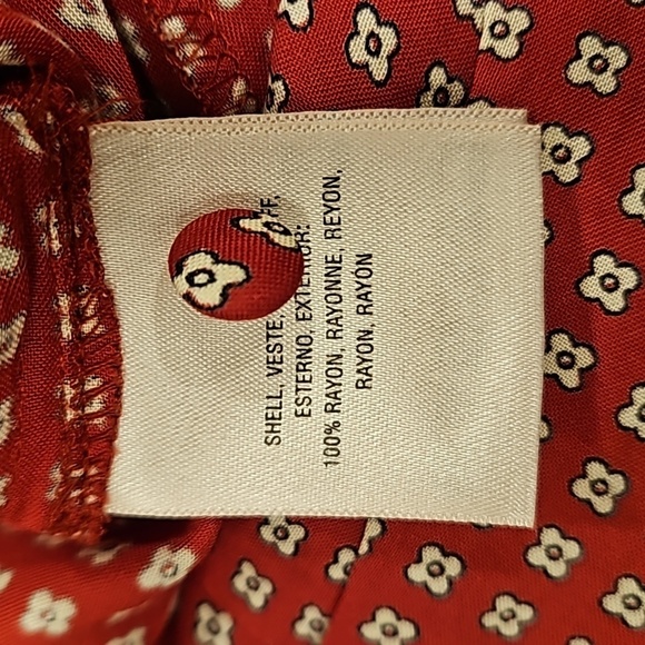 💕MAEVE ANTHRO💕 Farida Mock Neck Jumpsuit ~ Micro-Floral Retro Print 12 NWT - Picture 14 of 15